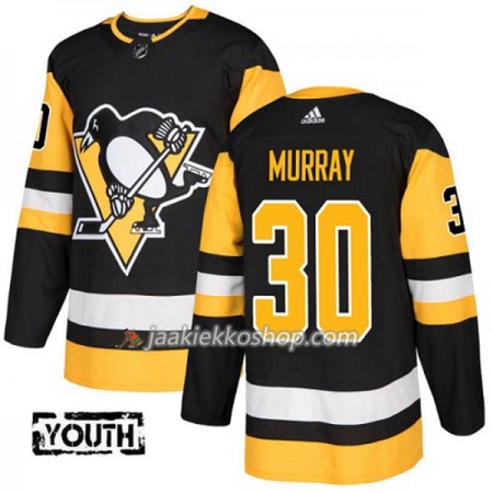 Lapsille NHL Pittsburgh Penguins Pelipaita Matt Murray 30 Adidas 2017-2018 Musta Authentic